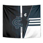Carlton Blues Tapestry Modern Geometric Sports Graphic Style