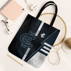 Carlton Blues Tote Bag Modern Geometric Sports Graphic Style