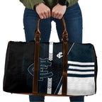 Carlton Blues Travel Bag Modern Geometric Sports Graphic Style
