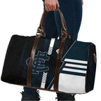 Carlton Blues Travel Bag Modern Geometric Sports Graphic Style