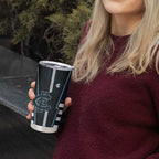 Personalized Carlton Blues Tumbler Cup Modern Geometric Sports Graphic Style