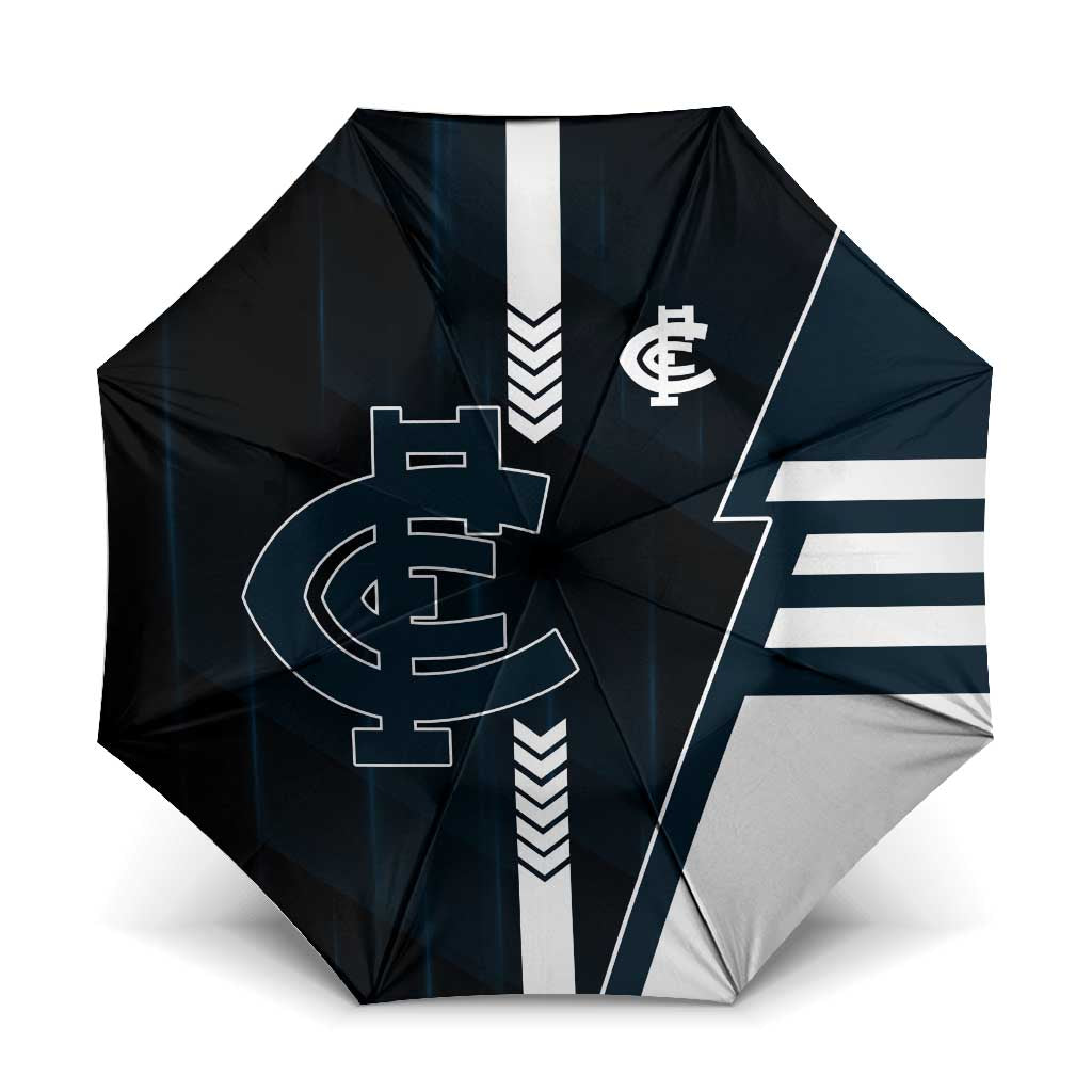 Carlton Blues Umbrella Modern Geometric Sports Graphic Style