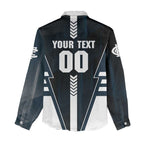Personalized Carlton Blues Women Casual Shirt Modern Geometric Sports Graphic Style