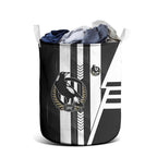 Collingwood Magpies Laundry Basket Modern Geometric Sports Graphic Style