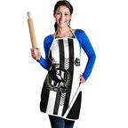 Collingwood Magpies Apron Modern Geometric Sports Graphic Style