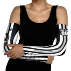 Personalized Collingwood Magpies Arm Sleeves Modern Geometric Sports Graphic Style