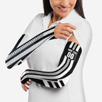 Personalized Collingwood Magpies Arm Sleeves Modern Geometric Sports Graphic Style