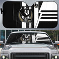 Collingwood Magpies Auto Sun Shade Modern Geometric Sports Graphic Style