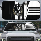 Collingwood Magpies Auto Sun Shade Modern Geometric Sports Graphic Style