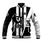 Personalized Collingwood Magpies Baseball Jacket Modern Geometric Sports Graphic Style