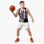 Personalized Collingwood Magpies Basketball Jersey Modern Geometric Sports Graphic Style