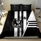 Collingwood Magpies Bedding Set Modern Geometric Sports Graphic Style