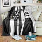 Collingwood Magpies Blanket Modern Geometric Sports Graphic Style