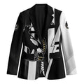 Personalized Collingwood Magpies Blazer Modern Geometric Sports Graphic Style