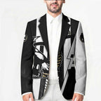 Personalized Collingwood Magpies Blazer Modern Geometric Sports Graphic Style