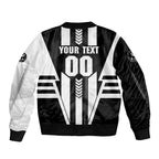 Personalized Collingwood Magpies Bomber Jacket Modern Geometric Sports Graphic Style