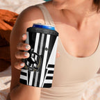 Personalized Collingwood Magpies 4 in 1 Can Cooler Tumbler Modern Geometric Sports Graphic Style