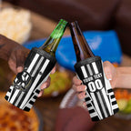 Personalized Collingwood Magpies 4 in 1 Can Cooler Tumbler Modern Geometric Sports Graphic Style