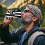 Personalized Collingwood Magpies 4 in 1 Can Cooler Tumbler Modern Geometric Sports Graphic Style