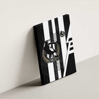 Collingwood Magpies Canvas Wall Art Modern Geometric Sports Graphic Style