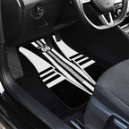 Personalized Collingwood Magpies Car Mats Modern Geometric Sports Graphic Style