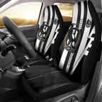 Collingwood Magpies Car Seat Cover Modern Geometric Sports Graphic Style