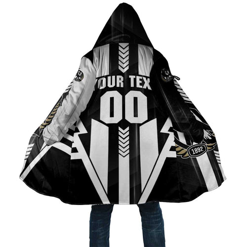 Personalized Collingwood Magpies Cloak Modern Geometric Sports Graphic Style