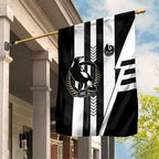 Collingwood Magpies Garden Flag Modern Geometric Sports Graphic Style