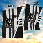 Collingwood Magpies Garden Flag Modern Geometric Sports Graphic Style