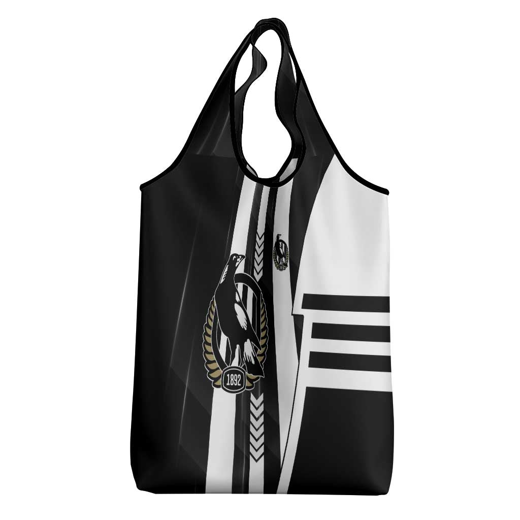 Collingwood Magpies Grocery Bag Modern Geometric Sports Graphic Style