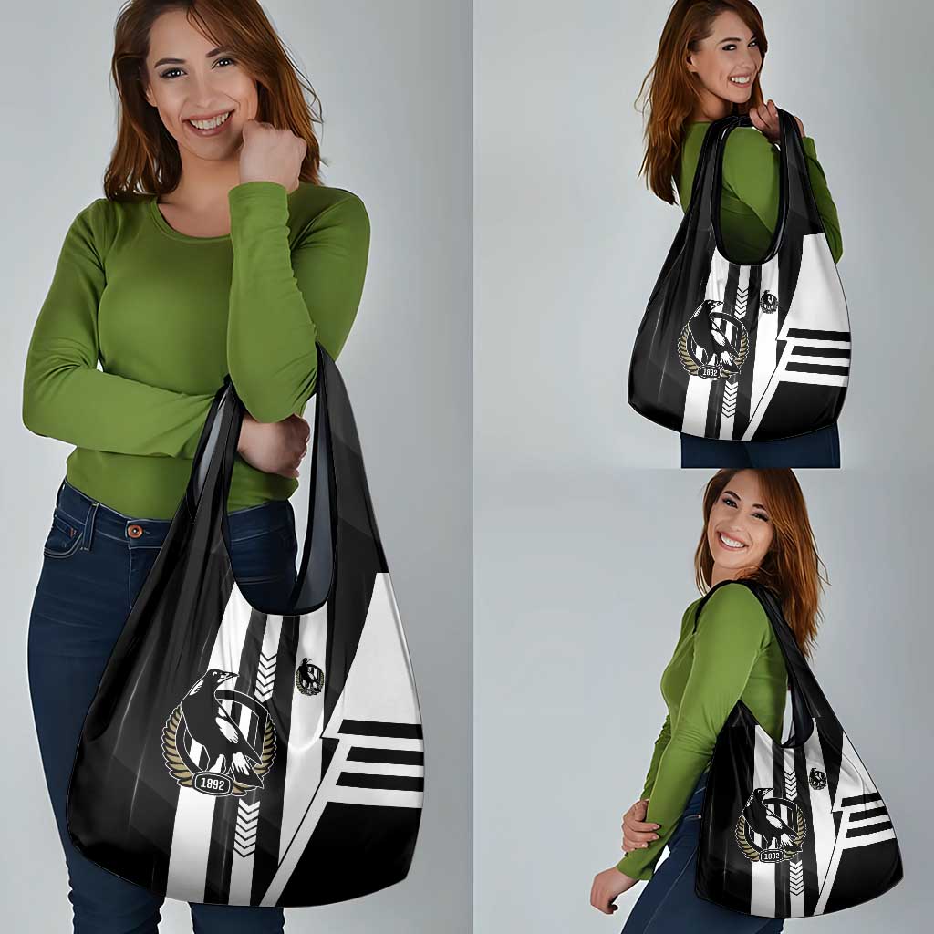 Collingwood Magpies Grocery Bag Modern Geometric Sports Graphic Style