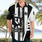 Personalized Collingwood Magpies Hawaiian Shirt Modern Geometric Sports Graphic Style