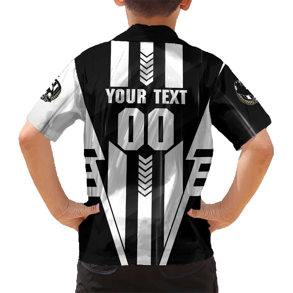 Personalized Collingwood Magpies Hawaiian Shirt Modern Geometric Sports Graphic Style