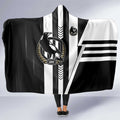 Collingwood Magpies Hooded Blanket Modern Geometric Sports Graphic Style
