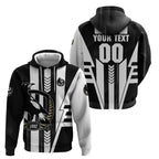Personalized Collingwood Magpies Hoodie Modern Geometric Sports Graphic Style