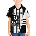 Personalized Collingwood Magpies Kid Hawaiian Shirt Modern Geometric Sports Graphic Style