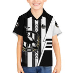 Personalized Collingwood Magpies Kid Hawaiian Shirt Modern Geometric Sports Graphic Style