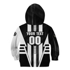 Personalized Collingwood Magpies Kid Hoodie Modern Geometric Sports Graphic Style