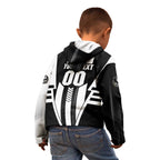 Personalized Collingwood Magpies Kid Hoodie Modern Geometric Sports Graphic Style