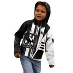 Personalized Collingwood Magpies Kid Hoodie Modern Geometric Sports Graphic Style