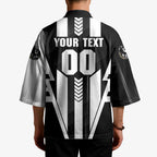 Personalized Collingwood Magpies Kimono Modern Geometric Sports Graphic Style