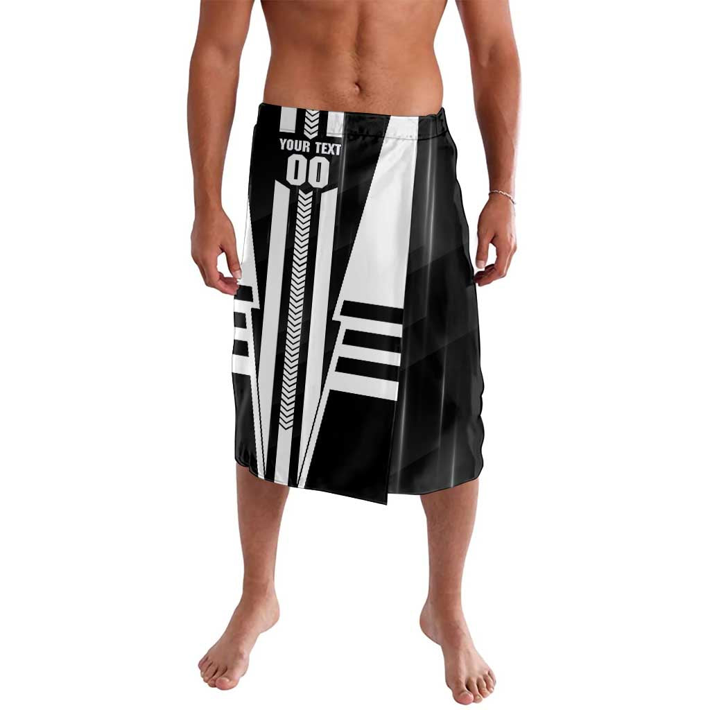 Personalized Collingwood Magpies Lavalava Modern Geometric Sports Graphic Style