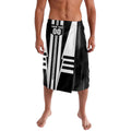 Personalized Collingwood Magpies Lavalava Modern Geometric Sports Graphic Style