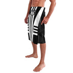 Personalized Collingwood Magpies Lavalava Modern Geometric Sports Graphic Style