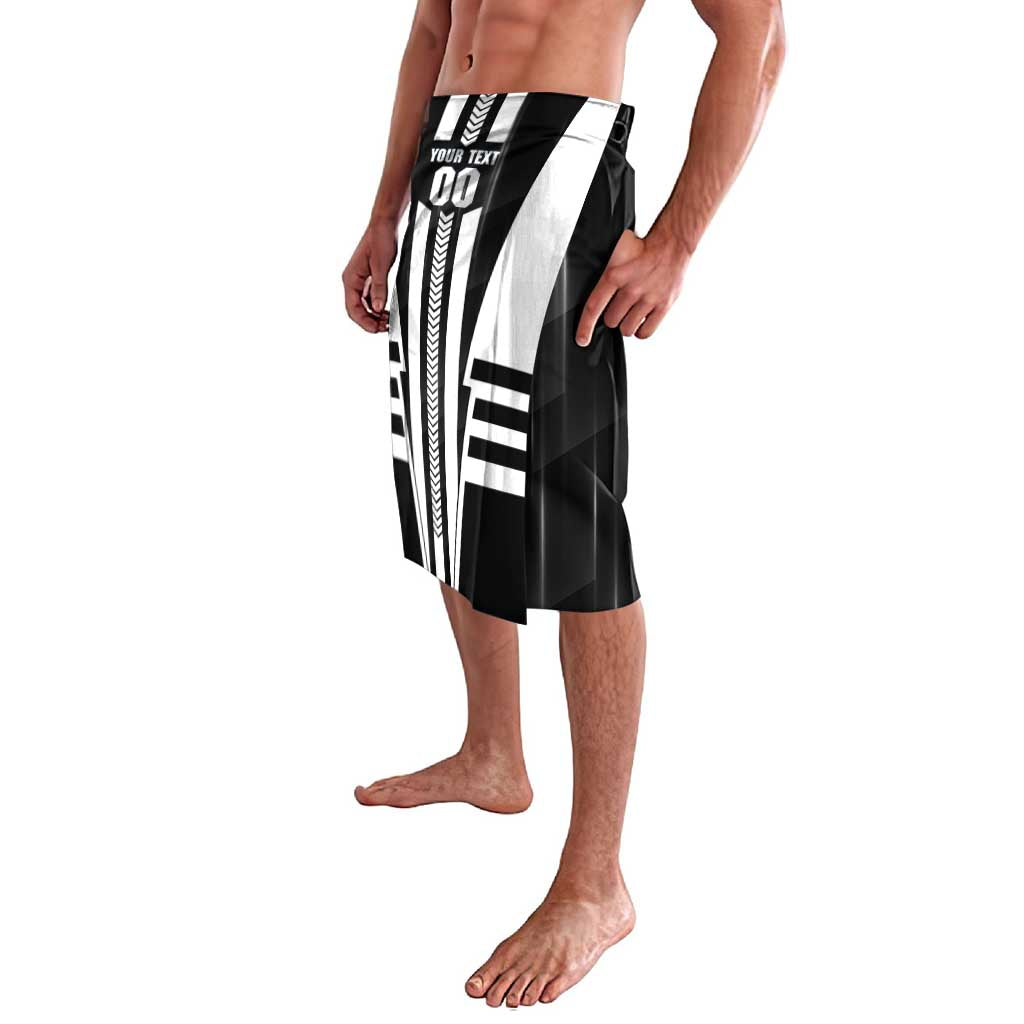 Personalized Collingwood Magpies Lavalava Modern Geometric Sports Graphic Style