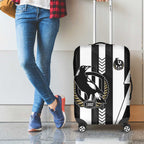Collingwood Magpies Luggage Cover Modern Geometric Sports Graphic Style