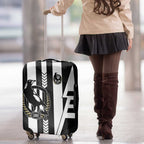 Collingwood Magpies Luggage Cover Modern Geometric Sports Graphic Style