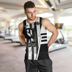 Personalized Collingwood Magpies Men Tank Top Modern Geometric Sports Graphic Style