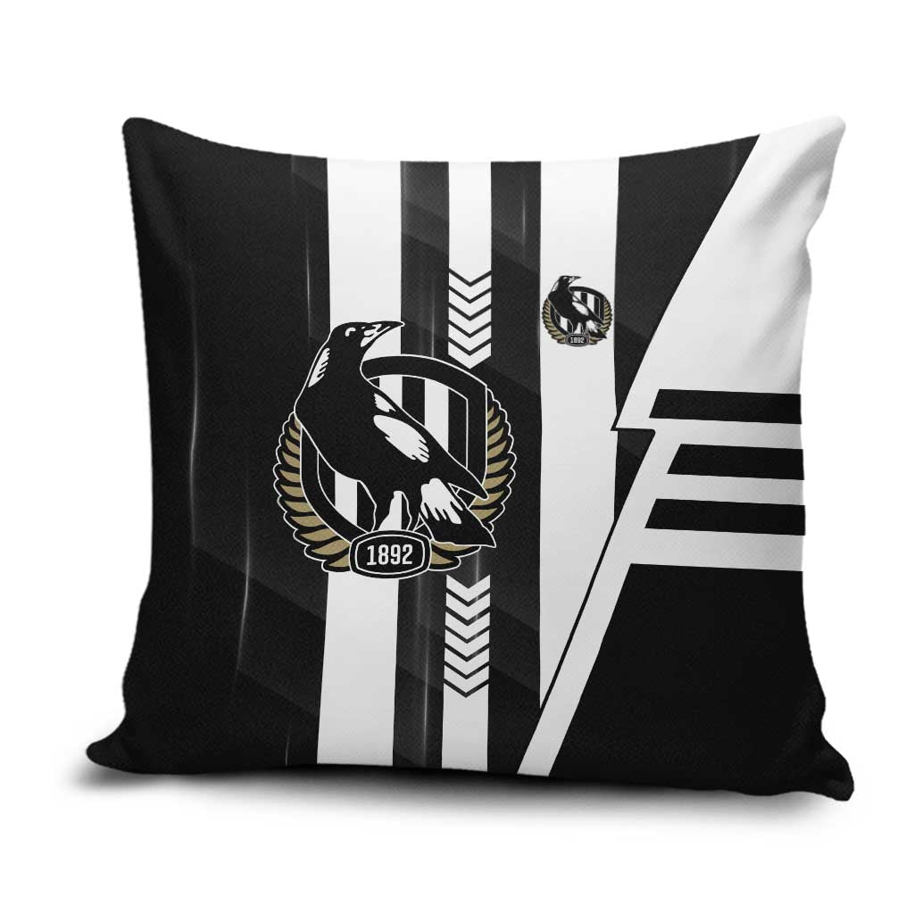 Collingwood Magpies Pillow Cover Modern Geometric Sports Graphic Style