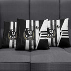 Collingwood Magpies Pillow Cover Modern Geometric Sports Graphic Style